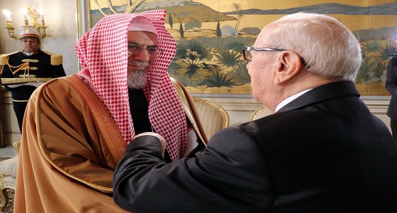 تفاصيل اللقاء بين إمام المسجد الحرام والرئيس التونسي