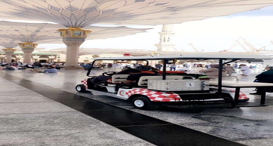 الهلال الأحمر يباشر 17 حالة إسعافية خلال صلاة الجمعة بالمسجد النبوي