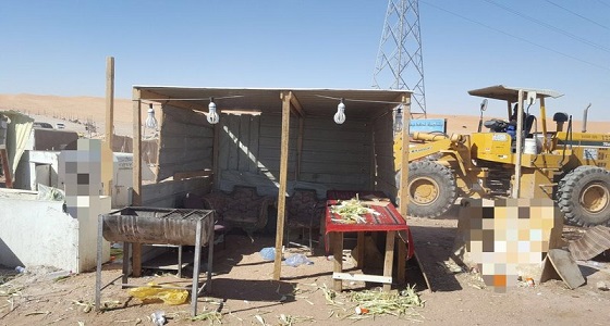 إزالة 50 موقع مخالف بالرياض