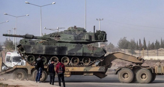 بالفيديو.. استهداف 4 عربات عسكرية تركية قرب عفرين