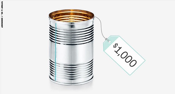 ” تيفاني ” تبيع علبة معدنية بألف دولار