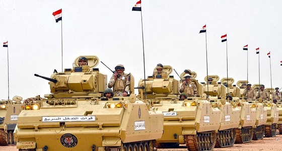 الجيش المصري يكشف حصيلة العمليات العسكرية في سيناء
