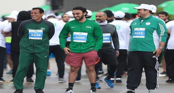 نائب رئيس هيئة الرياضة يشارك في سباق الهواة بمارثون الرياض