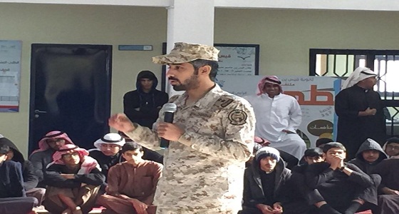 بالصور.. تعليم القصيم والحرس الوطني يقيمان محاضرة توعوية عن المخدرات