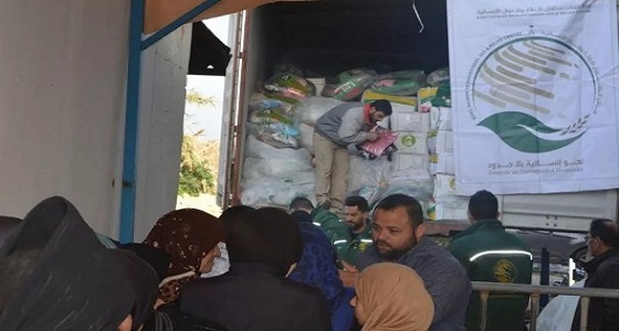 بالصور.. مركز الملك سلمان للإغاثة يوزع مساعدات على اللاجئين السوريين