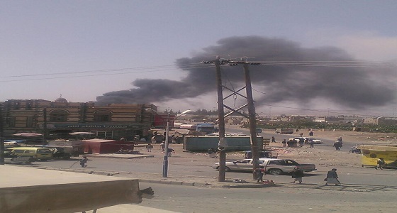 طيران التحالف يشن غارة جوية على قاعدة بمحيط مطار صنعاء