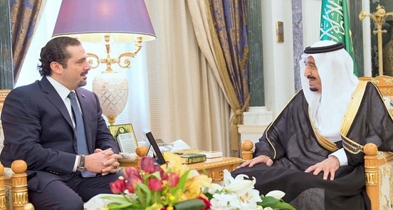 خادم الحرمين الشريفين يستقبل سعد الحريري في قصر اليمامة