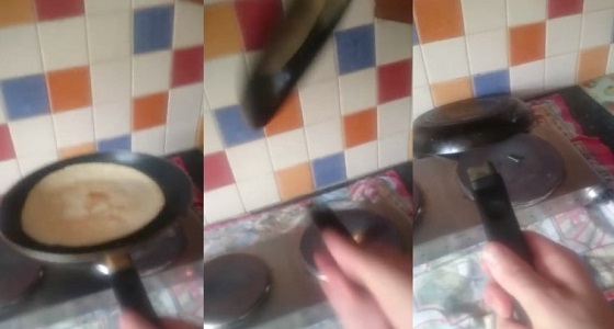 بالفيديو.. موقف محرج لشاب استعرض مهارته في الطهي