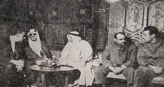 صورة نادرة للملك سعود بمؤتمر القمة بالقاهرة عام 1964 م