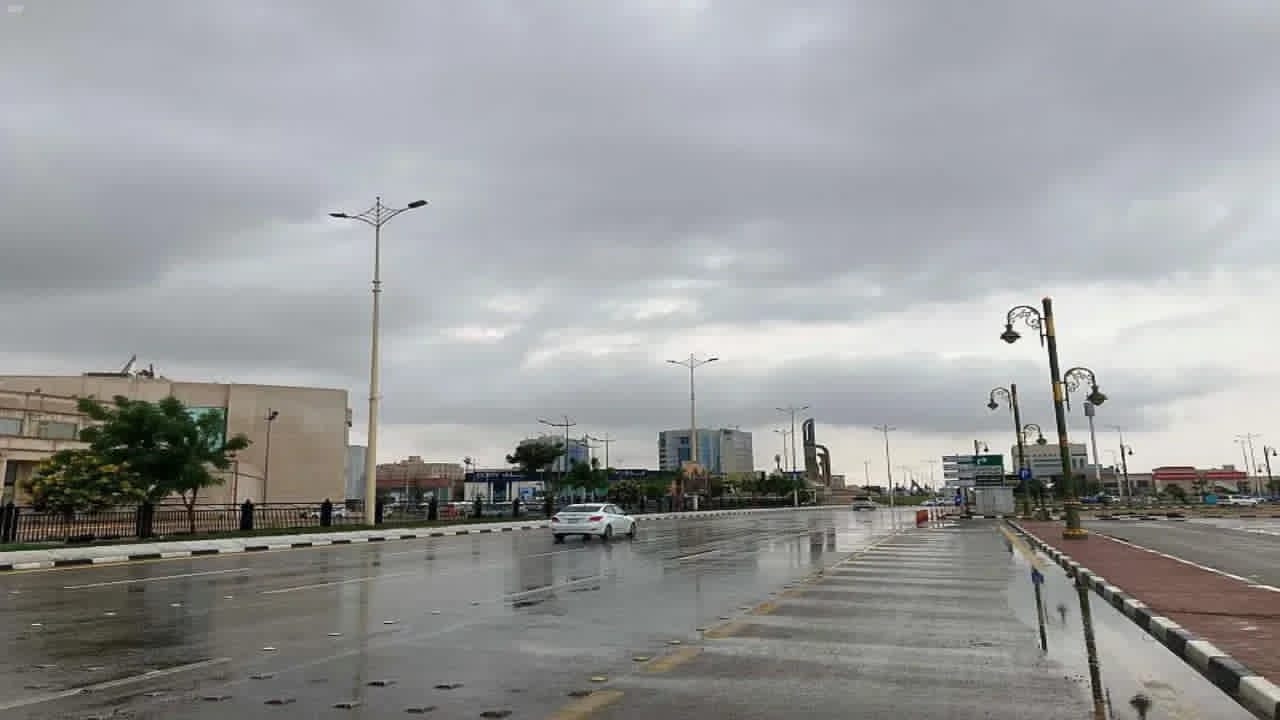 أمطار ورياح نشطة على منطقة نجران