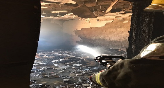 &#8221; مدني الطائف &#8221; يخمد حريقا اندلع بغرفة نوم شقة