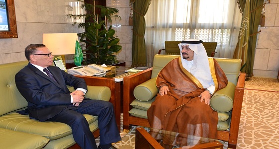 أمير الرياض يستقبل سفير مالطا لدى المملكة