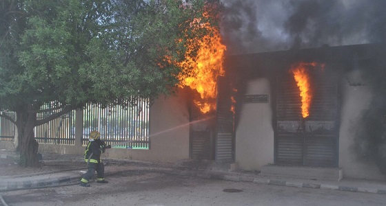 خلال يومين..حريق ثانِ بمدرسة في القطيف