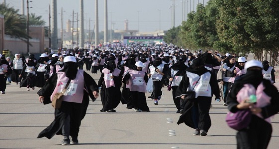 بالفيديو.. مشاركة النساء في ماراثون الحسا تركض