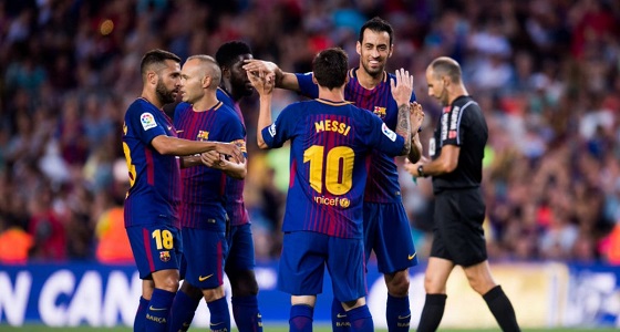 برشلونة يتغلب على اتليتك بيلباو في الدوري الإسباني
