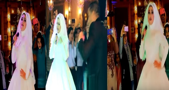 بالفيديو.. عروسة تقصف جبهة عريسها في ليلة الزفاف