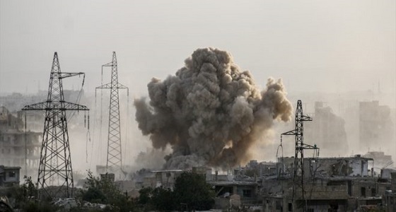 تقدم جديد لقوات النظام السوري بالغوطة بغطاء صاروخي مكثف