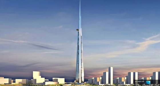 بالصور.. الكشف عن ” مصاعد ” أطول برج في العالم بجدة