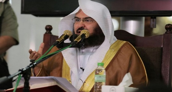 الشيخ السديس يلقي درسه الشهري بالمسجد النبوي