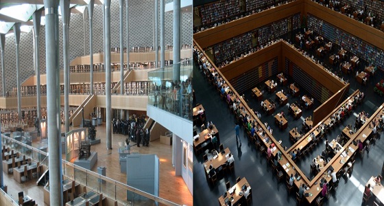 بالصور.. أجمل 9 مكتبات عامة في العالم