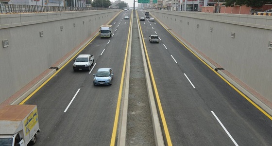 افتتاح مشروع نفق تقاطع طريق مكة القديم مع طريق الأمير ماجد بجدة