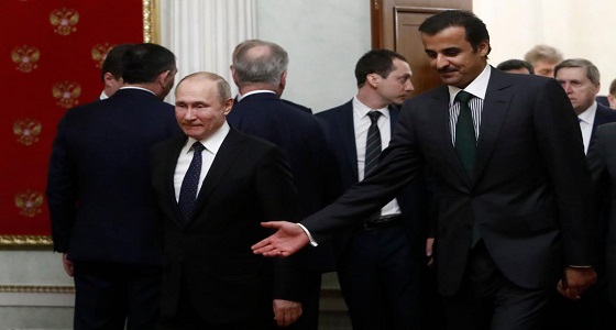 ” بوتين يكرش تميم ” .. صفعة جديدة في وجه قطر