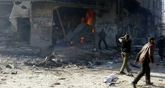 قصف جوي شديد على الغوطة الشرقية و62 شهيد