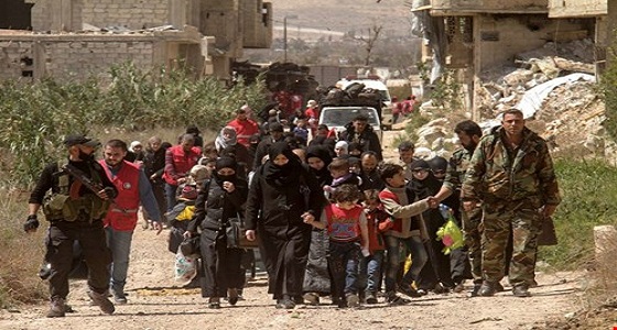 روسيا تعلن خروج 143 ألف شخص من الغوطة الشرقية