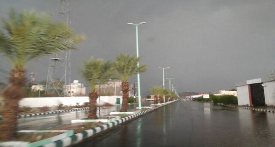 أمطار على محافظة ظهران الجنوب