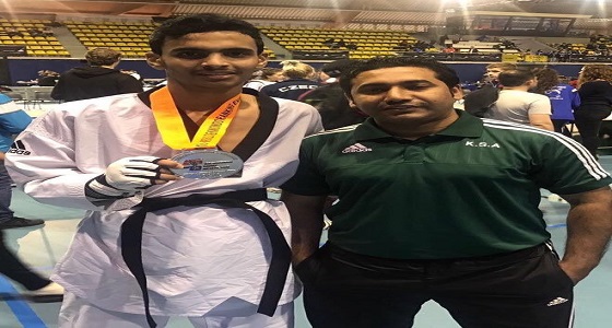 الدوخي يخطف فضية التايكوندو الدولية بهولندا