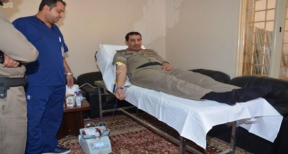 ” سجون عسير ” تتبرع بالدم لجنود الحد الجنوبي