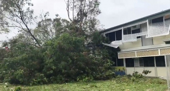 سقوط عشرات الأشجار والأمطار الغزيرة بسبب إعصار ” نورا ” بأستراليا