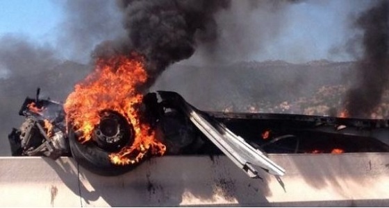 بالصور.. مصرع 6 أشخاص حرقًا في حادث بالمغرب