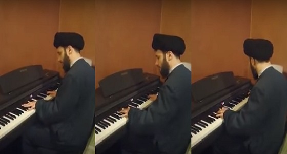 بالفيديو.. رجل دين &#8221; معمم &#8221; يعزف على البيانو !