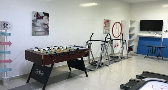 افتتاح النادي الرياضي بكلية التقنية للبنات بنجران