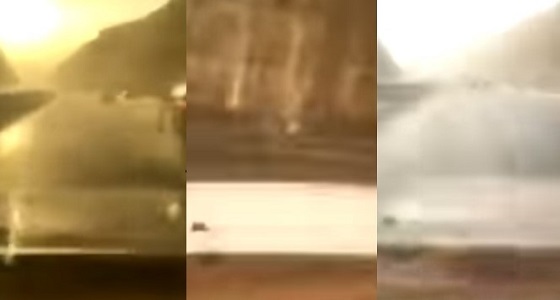 بالفيديو.. قائد مركبة يوثق لحظة تعرضه لحادث انقلاب بطريق سريع