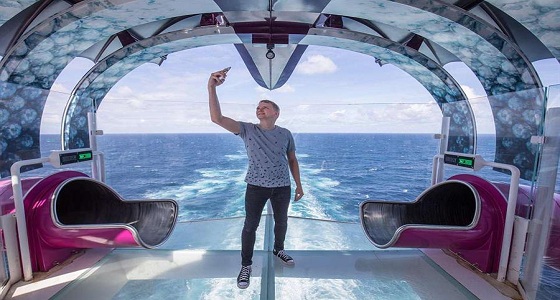 بالصور.. شاب يفوز بـ ” وظيفة الأحلام ” على أكبر سفينة سياحية في العالم