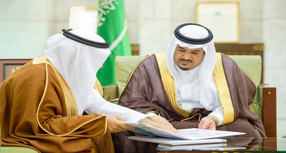 بالصور.. نائب أمير الرياض يستقبل محافظ المؤسسة العامة للتدريب التقني والمهني