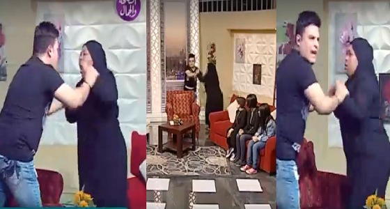 بالفيديو.. ممثلة مصرية تضرب مذيع على الهواء وسط ذهول الحاضرين