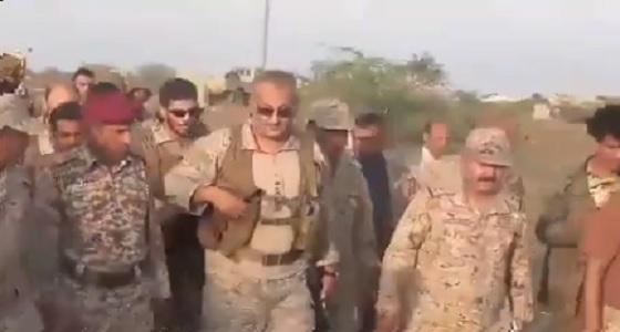 بالفيديو.. قائد القوات المشتركة يتفقد ميدي اليمنية بعد تحريرها
