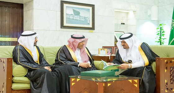 نائب أمير الرياض يستقبل أعضاء مجلس إدارة شركة الرياض للتعمير