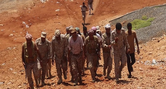 قائد المنطقة العسكرية الخامسة اليمنية يتفقد قوات التشكيل البحري المرابطة بجزيرة بكلان