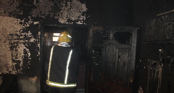 بالصور.. وفاة طفلة إثر حريق بإحدى الصالات في المدينة المنورة