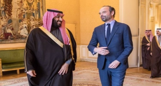رئيس الوزراء الفرنسي يعلق على اجتماعه مع ولي العهد