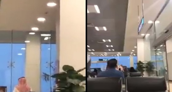 بالفيديو.. تسريب مياه الأمطار بمطار حائل الدولي