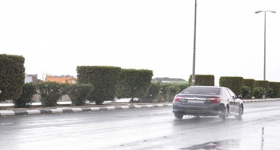 هطول أمطار على محافظة الطائف