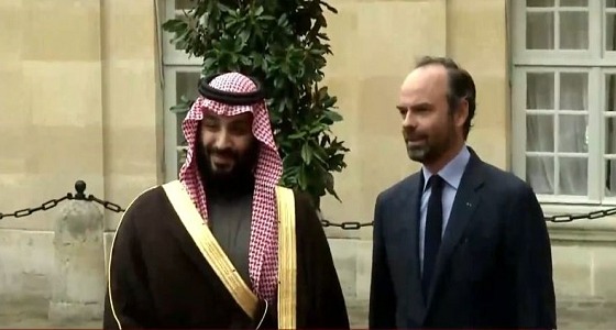 ولي العهد يصل مقر رئاسة الوزراء الفرنسية في باريس