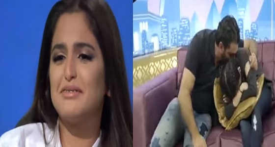 فيديو قديم لحلا الترك برفقة والدها يبكيها على الهواء
