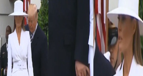 بالفيديو.. في حضرة ماكرون.. ترامب يحاول إمساك يد زوجته فتتجاهله