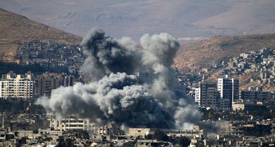 انفجارات ضخمة تهز العاصمة السورية دمشق